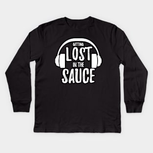 lost in the sauce Kids Long Sleeve T-Shirt